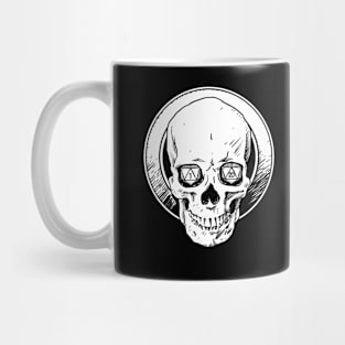 Dungeons and Dragons Skull d20 Mug